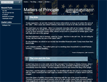Tablet Screenshot of mattersofprinciple.com